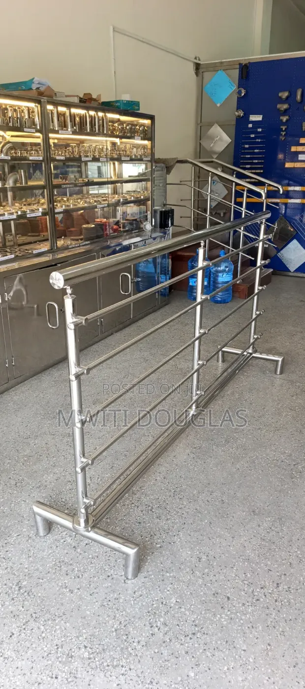 Stainless Steel Staircase & Balcony Railings Fabrication - 1