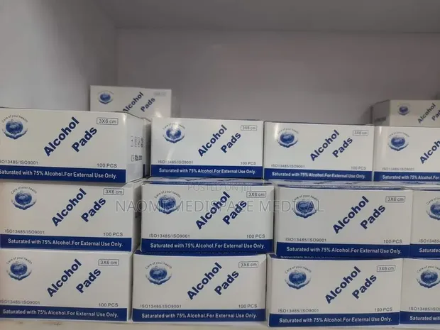 Pre-Moistened Alcohol Pads (100s) - 1