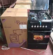 Roch 50x55cm Black 4-Burner Cooker - 1