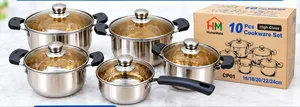 10-Piece Cookware Set - Brand New