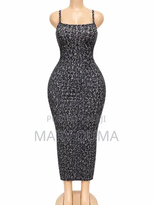 Ash Animal Print Bodycon Dress - Brown