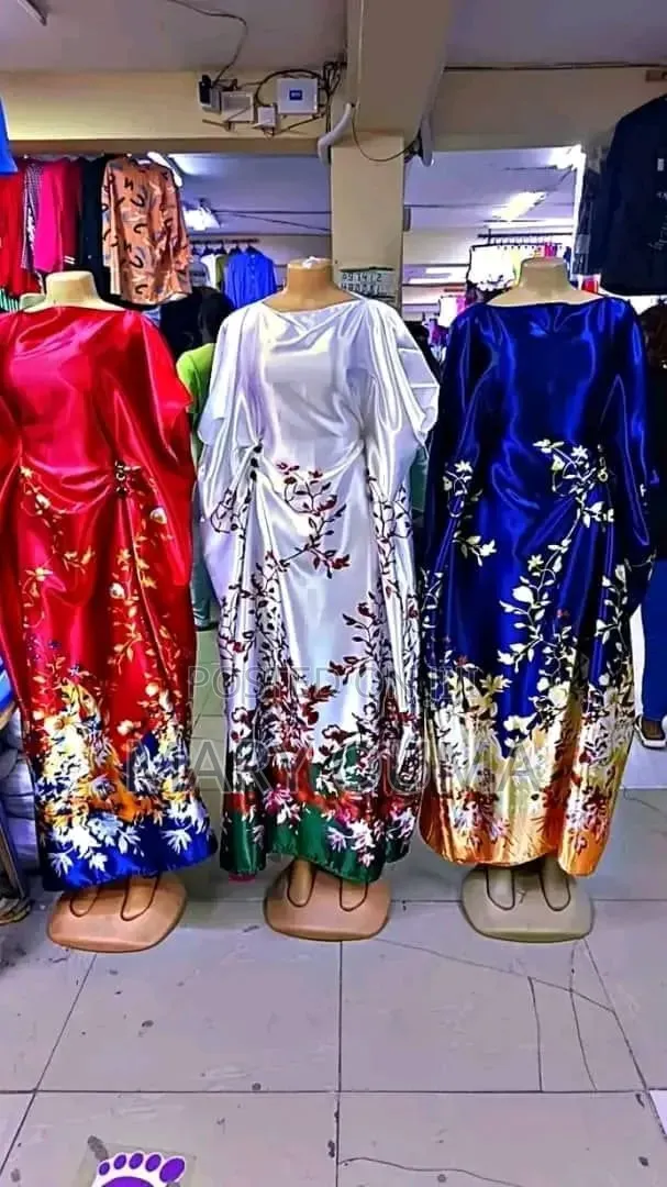 Kaftan Dress ya Wanawake Yenye Maua - 1
