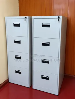 4 Drawer Steel Office Filing Cabinet with Lock