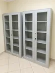 Boss Office Products Glass-Door Steel Cabinet - 1