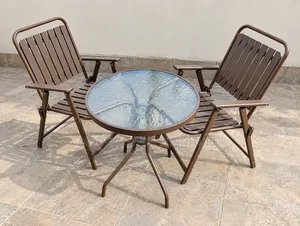 Balcony Bistro Furniture Set - Brown