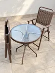 Balcony Bistro Furniture Set - Brown - 2