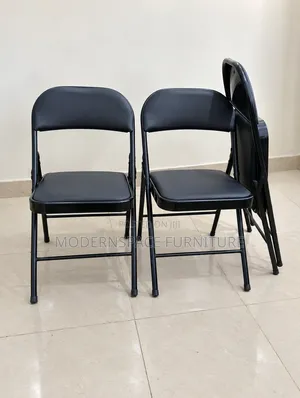 Viti Vyeusi Vilivyowekwa Bamba vya Kukunja (Seti ya 4)