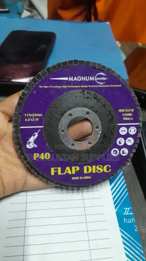 Bosch Sanding Disc (4.5x7/8" P40) - Imetumika