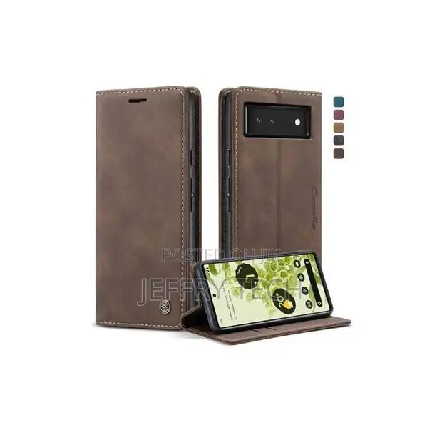 CASEME Flip Case for Google Pixel 8 - Brown - 1