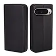 Google Pixel 9/9 Pro TPU Leather Flip Cover - Black - 1