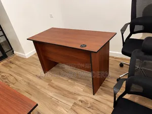 Boss Office Products Brown Mahogany Office Desk