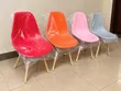 Viti vya Mtindo wa Eames na Miguu ya Mbao - Rangi Nyingi - 3