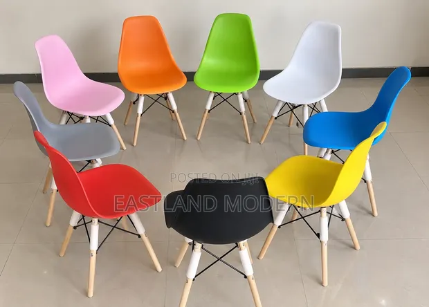 Multicolour Eames Style Dining Chairs - 1