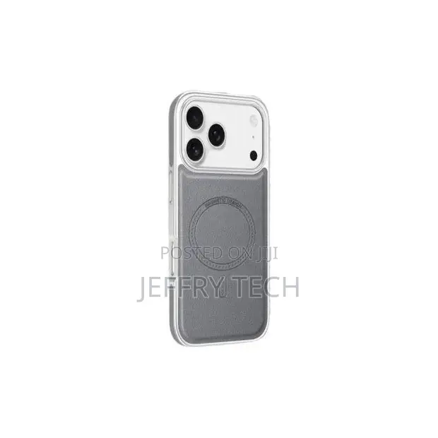 Kifuniko cha MagSafe Kinachotangamana cha PU Vegan Leather kwa iPhone 17 Pro Max - 1
