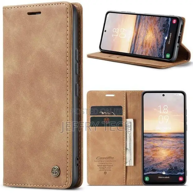 Oppo Reno 11 Caseme Flip Wallet Case - Black Leather - 1