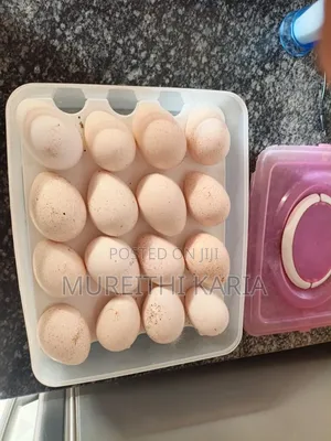 Mayai ya Kuku wa Kienyeji Yenye Mbegu