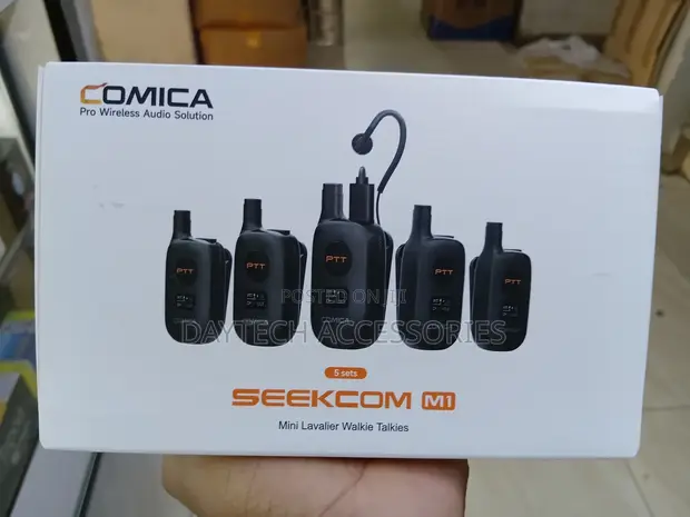 Comica Audio Seekcom M1 Mini Lavalier Walkie Talkies (5-Pack) - 1