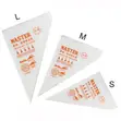 Disposable Piping Bags | 100 Pack | S/M/L - 3