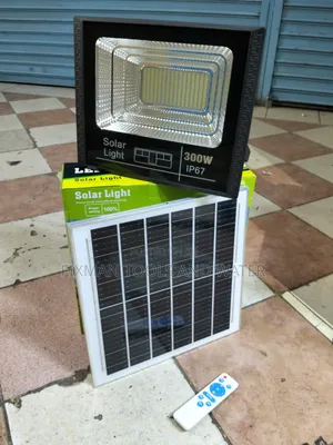 Mwanga wa Solar Flood wa LED wa 300W wenye Sensor na Remote