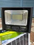 Mwanga wa Solar Flood wa LED wa 300W wenye Sensor na Remote - 2