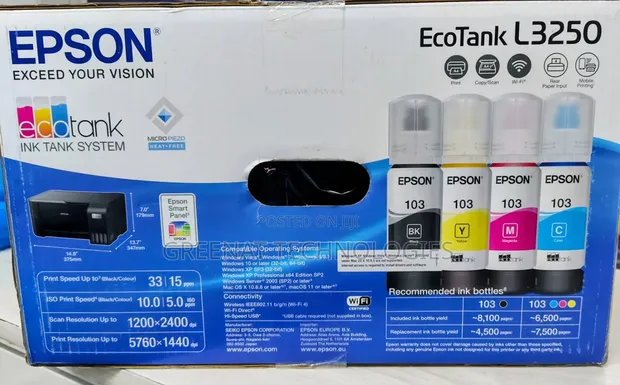 Epson EcoTank L3250 Printer Isiyo na Waya Yote-kwa-Moja - 1