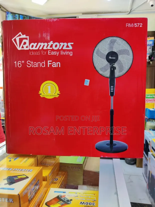 Ramtons 16" Stand Fan RM572 - 1