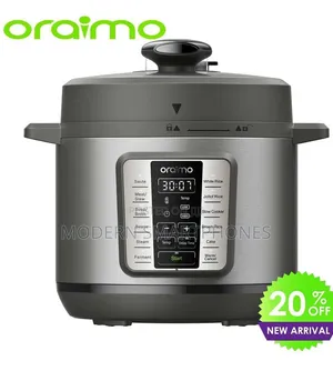 Oraimo KitchNova 1200W 6L Pressure Cooker ya Umeme