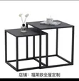 2-in-1 Nordic Metallic Side Table - 3