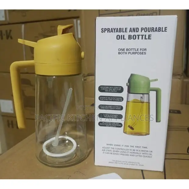 2-in-1 Oil & Soy Sauce Dispenser (500ml) - 1