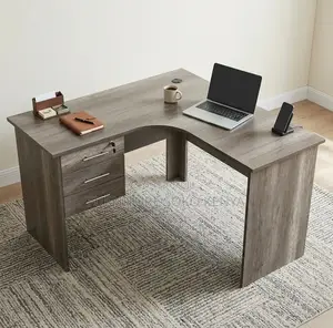 1.2m Curved Office Desk | Home Office Study Table