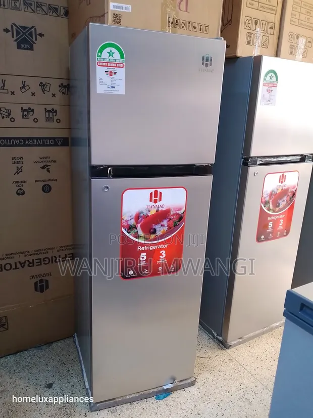 Hanmac Fridge Mlango Mbili 173L - 1