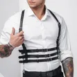 Unisex Goth Punk Leather Harness Belt - 3