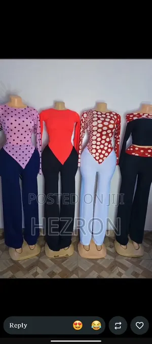 Set Mpya ya Vipande Viwili Silk And Chiffon - Wanawake