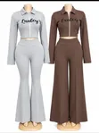 Set Mpya ya Vipande Viwili Silk And Chiffon - Wanawake - 3