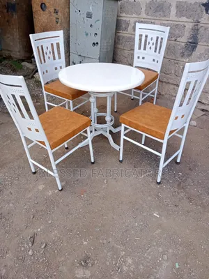 White Metallic Chair
