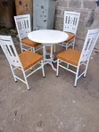 White Metallic Chair - 1