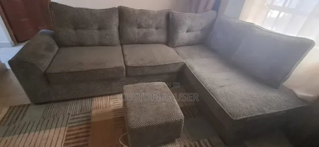 Kiti cha Sofa cha Kijivu cha Sehemu 6 - 1