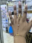 Mkufu wa Mkono wa Dhahabu Maridadi - 5