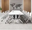 1.2m White Conference Table for Home Office/Meeting - 3