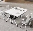 1.2m White Conference Table for Home Office/Meeting - 4
