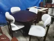 4 Seater Dining Chairs - Mahogany Wood - 1