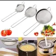 3-in-1 Metallic Sieve Set (8, 10, 12 cm) - 3