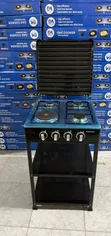 Em Standing Cooker with Shelves and Metal Lid - 2