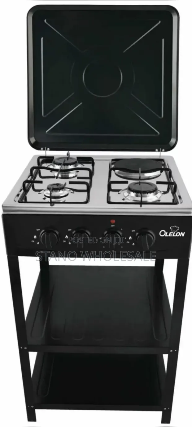 Olelon Jiko la Gesi la Nje 4 na Rafu - 1