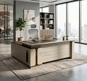1.8M Corporate Office Desk - Brown