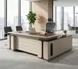 1.8M Corporate Office Desk - Brown - 2