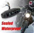 Universal Motorcycle LCD Mini Dashboard - 4