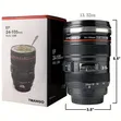 Camera Lens Mug, 450ml Stainless Steel Travel Cup - 3