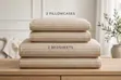 CLP Striped Bedsheet Set (5x6) - 2