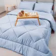Set ya Vipande 4, Duvet ya Pamba yenye Michirizi (6x7) - 2